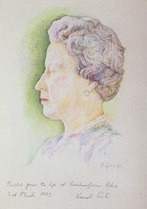 Portrait of Her Majesty Queen Elizabeth II of Great Britain